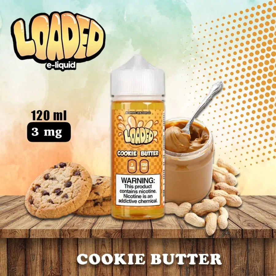Cookie Butter - Loaded 120ml Vape E-liquid In Dubai, UAE