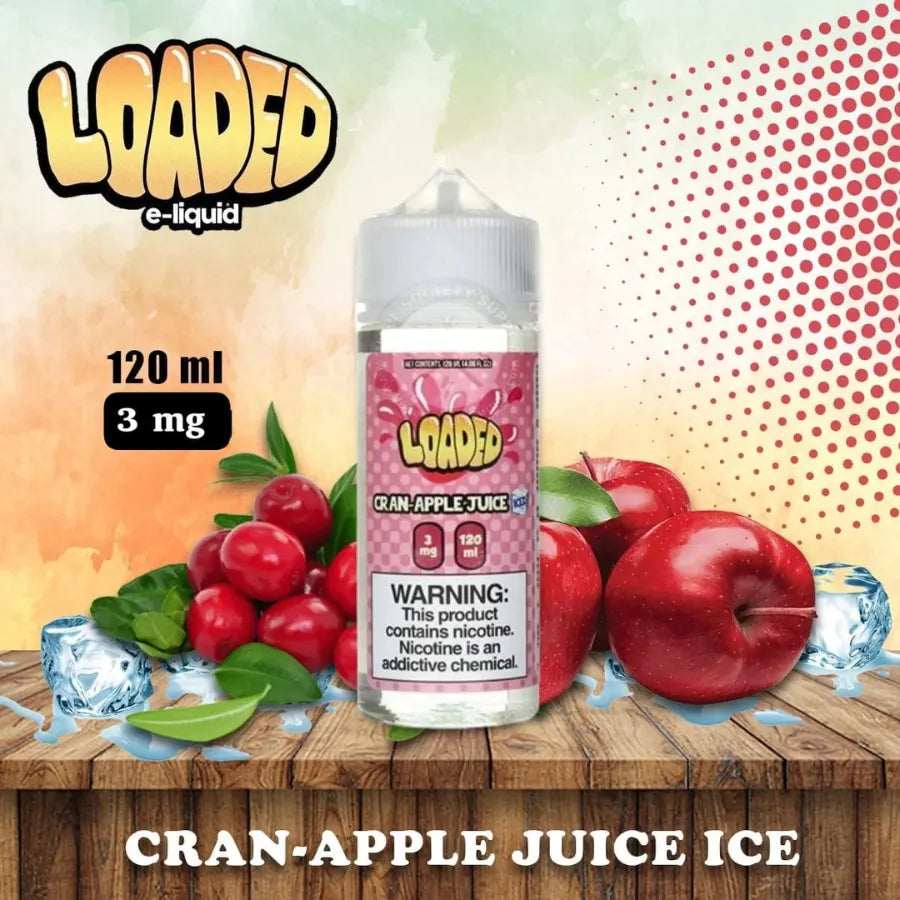 Cran- Apple Juice Ice - Loaded 120ml Vape E-liquid In Dubai, UAE