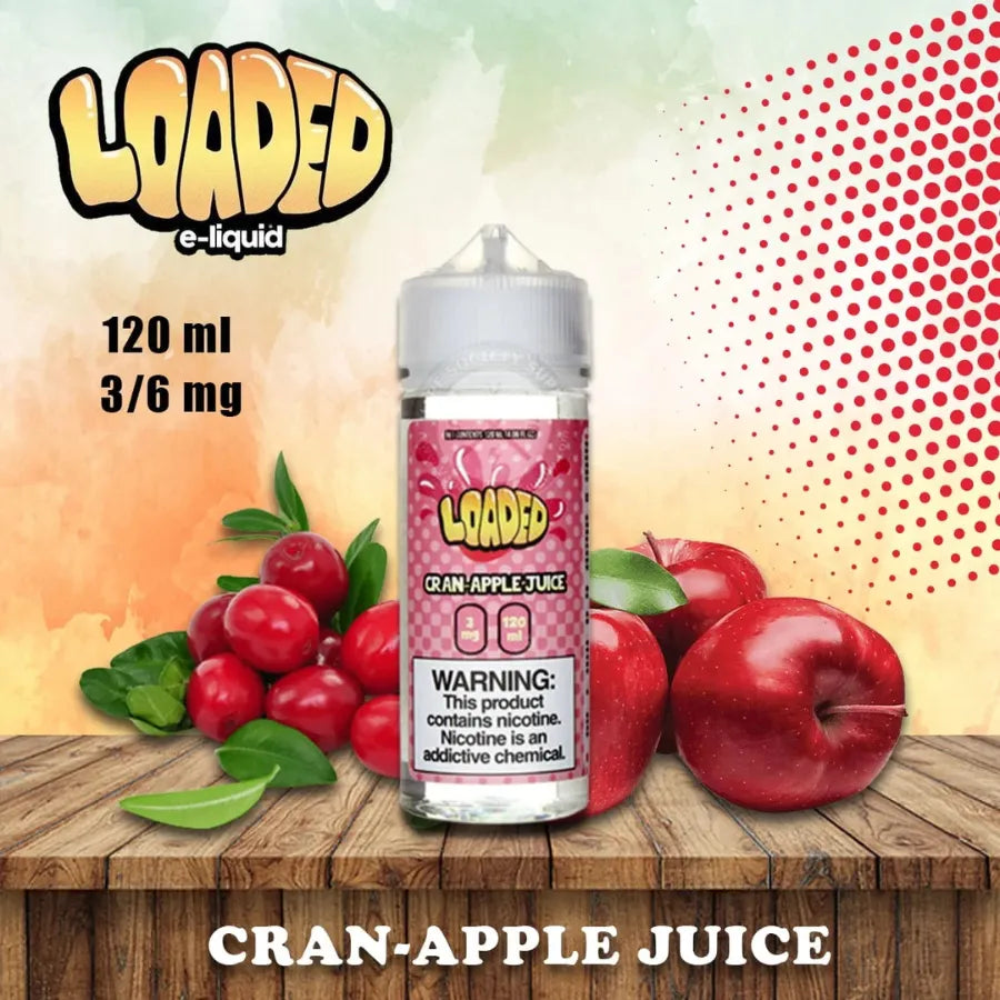 Cran Apple Juice - Loaded 120ml Vape E-liquid In Dubai, UAE