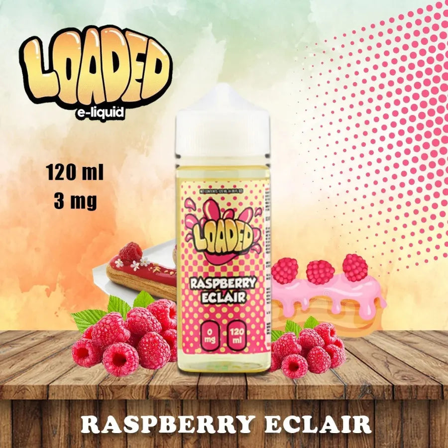Raspberry Eclair - Loaded 120ml Vape E-liquid In Dubai, UAE