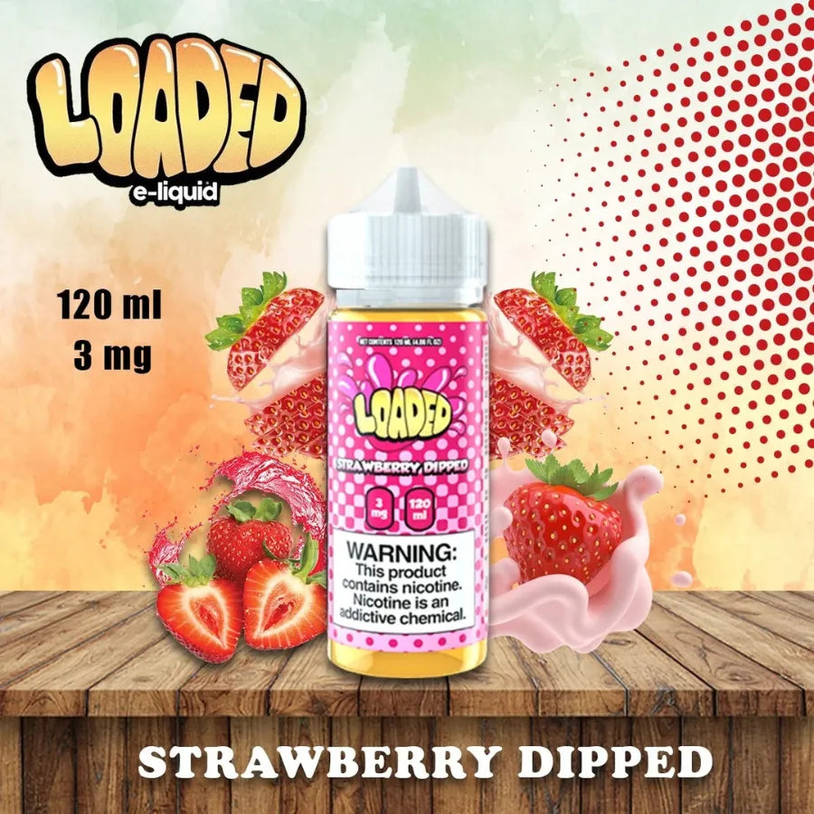 Strawberry Dipped - Loaded 120ml Vape E-liquid In Dubai, UAE