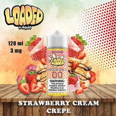 Strawberry Cream Crepe - Loaded 120ml Vape E-liquid In Dubai, UAE