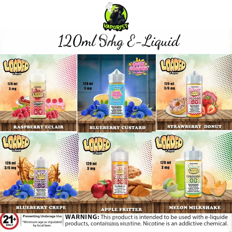 Best  Loaded 120ml Vape E-liquid In Dubai, UAE