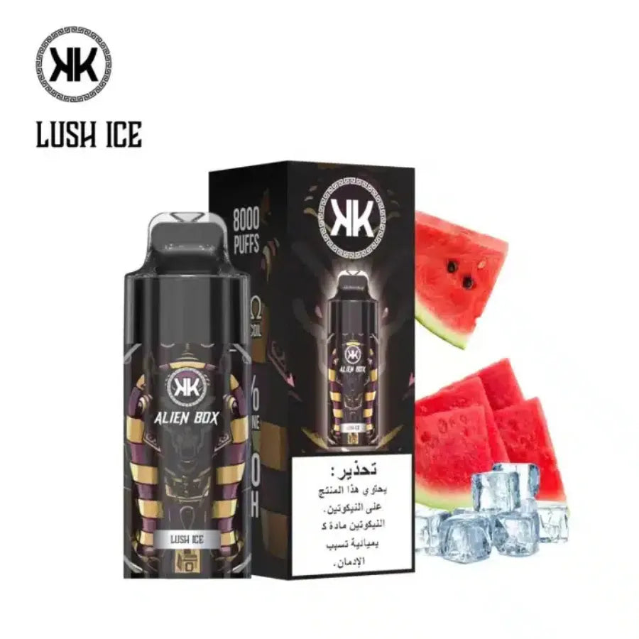 Lush Ice - KK Energy Alien Box 8000 Puffs Disposable Vape in Dubai, UAE
