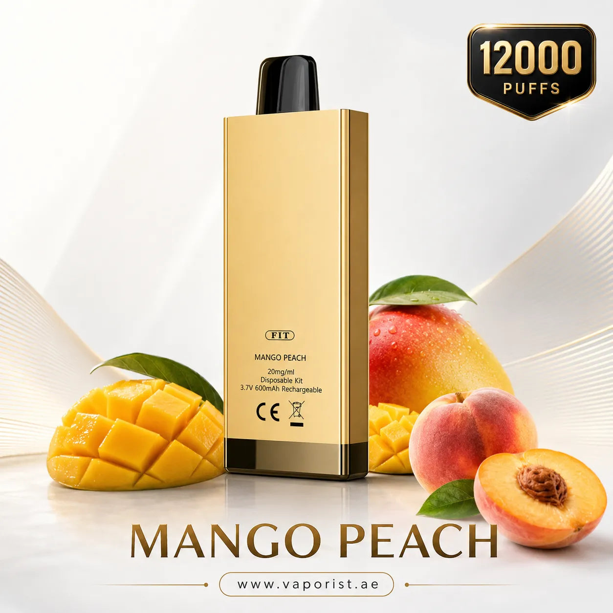 MANGO PEACH 12000 PUFFS vape