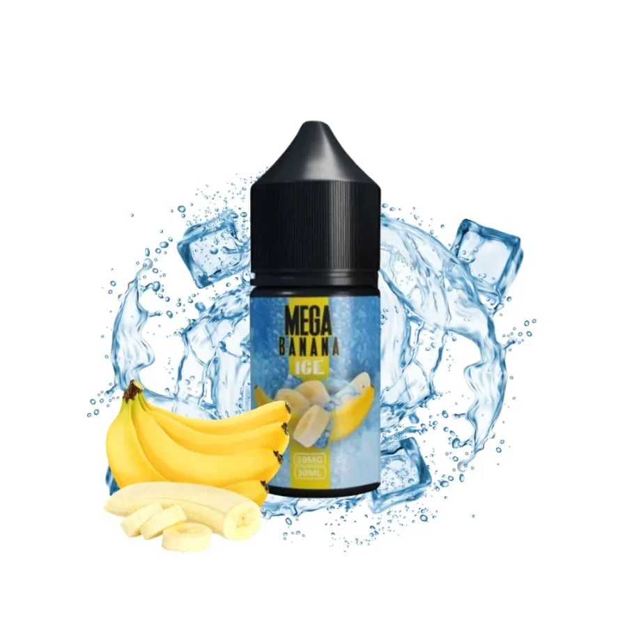 Banana Ice - MEGA 30ml E-liquid 30mg & 50mg Salt Nicotine in Dubai, UAE