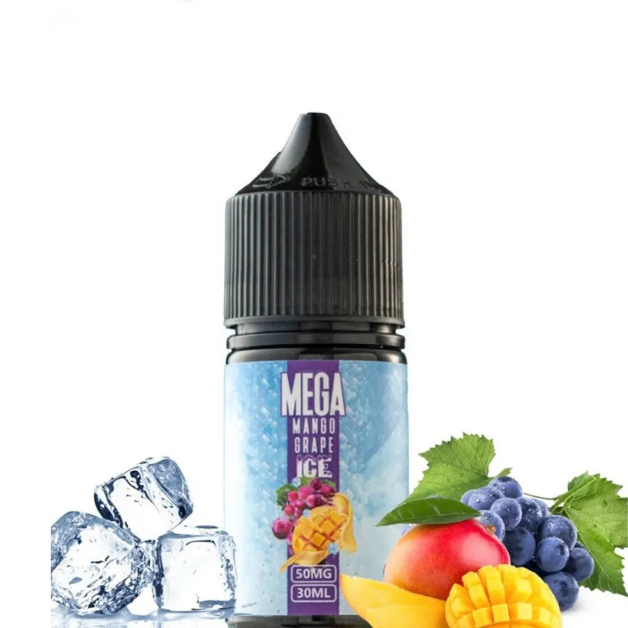 Mango Grape Ice - MEGA 30ml E-liquid 30mg & 50mg Salt Nicotine in Dubai, UAE