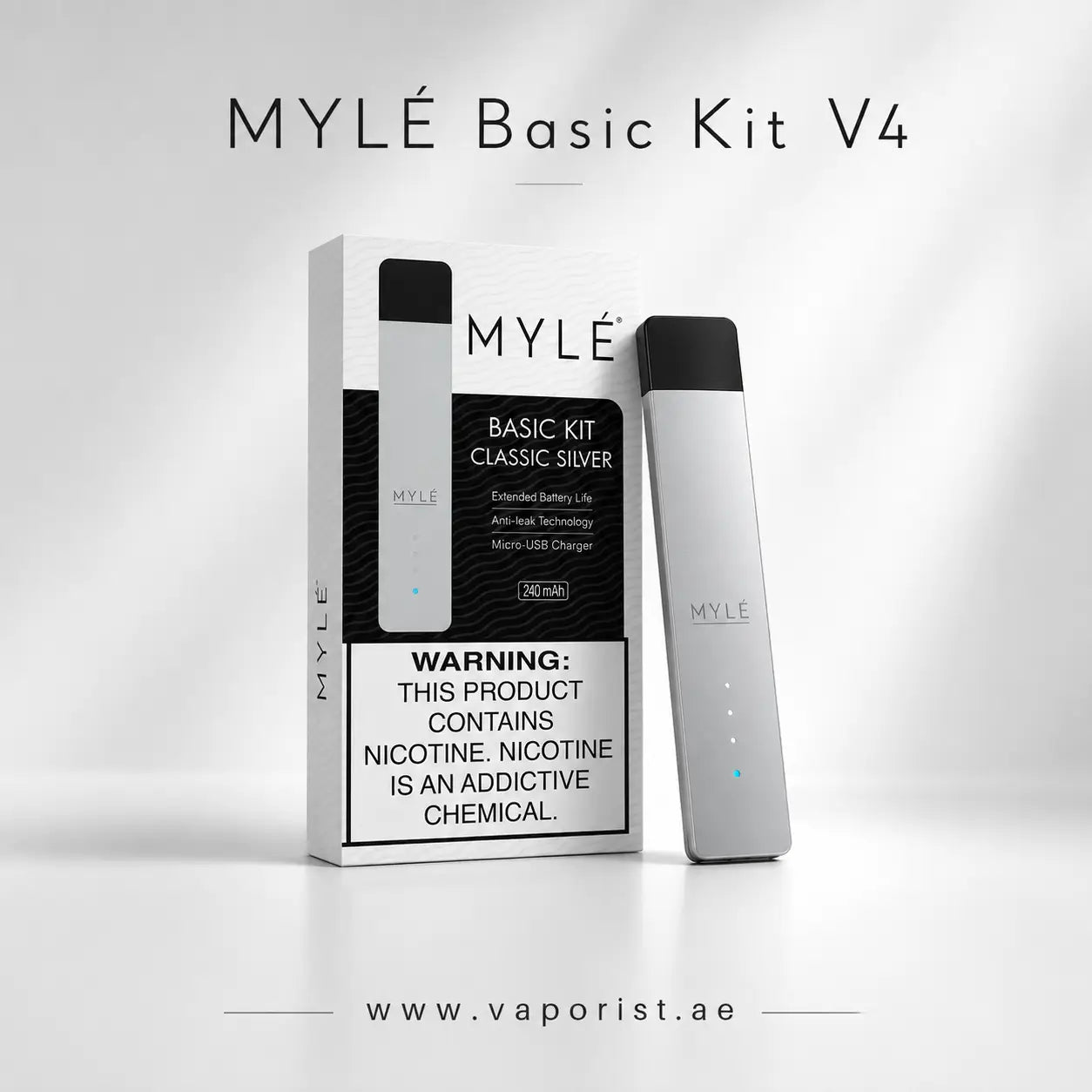MYLE Basic Kit V4 disposable vape 