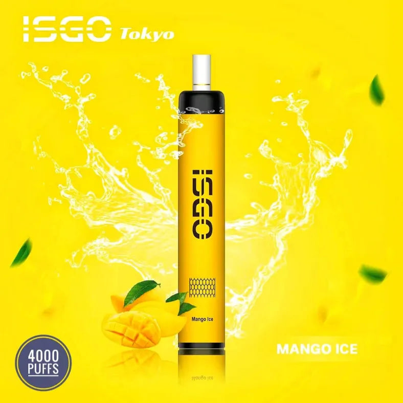 Mango Ice  - ISGO Tokyo 4000 Puffs Disposable Vape in Dubai, UAE