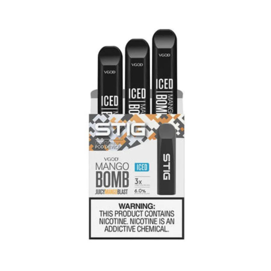 Mango Bomb  -VGOD STIG 60mg Nicotine Disposable Vape in Dubai, UAE 