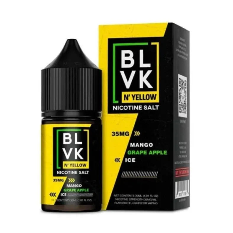 Mango Grape Apple Ice - BLVK N Yellow Series Salt Nicotine 30 ml Vape E-Liquid in Dubai