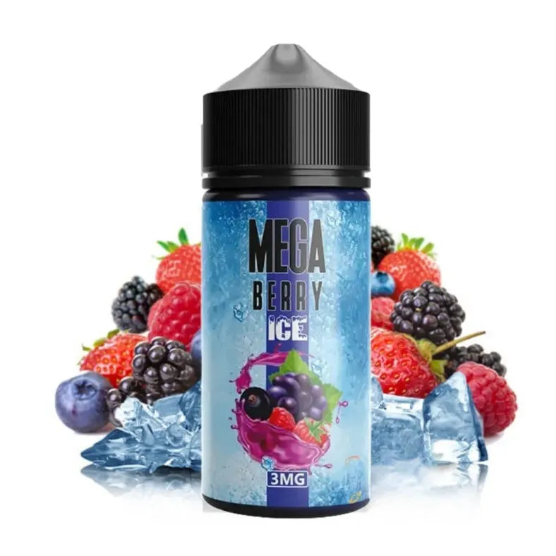 Mega120mLVapeE-liquidGrand3mg-Berryice
