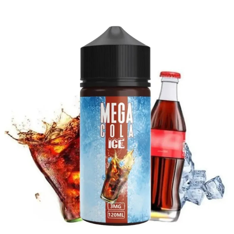 Mega120mLVapeE-liquidGrand3mg-ColaIce