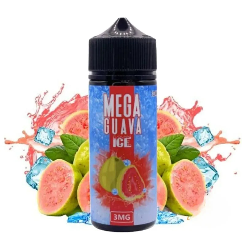 Mega120mLVapeE-liquidGrand3mg-GuavaIce