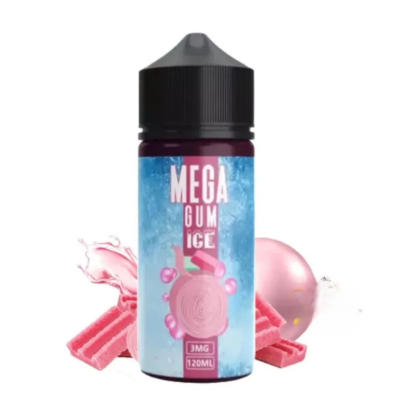 Mega120mLVapeE-liquidGrand3mg-GumIce