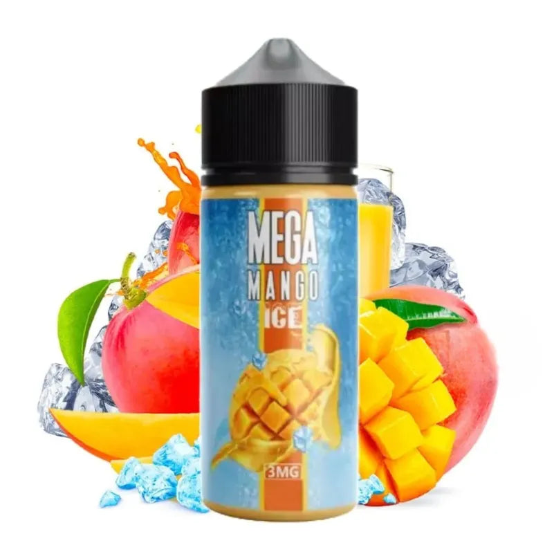 Mega120mLVapeE-liquidGrand3mg-MangoIce