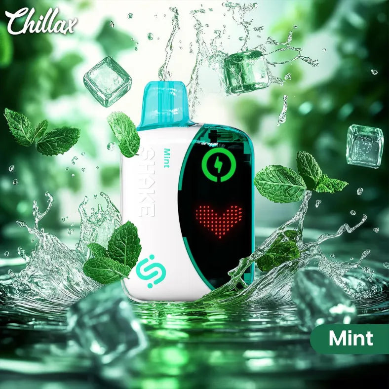 Mint  - Chillax Shake 22000 Puffs Disposable Vape 50mg in Dubai, UAE