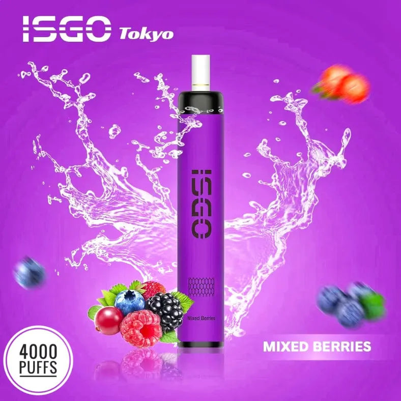 mixed Berries  - ISGO Tokyo 4000 Puffs Disposable Vape in Dubai, UAE