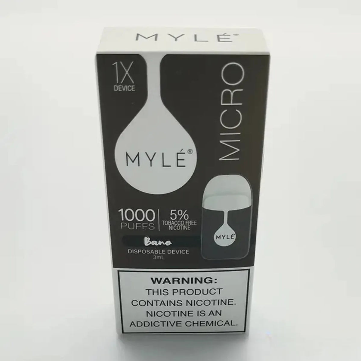 MYLE MICRO 1000 PUFFS DISPOSABLE VAPE IN DUBAI