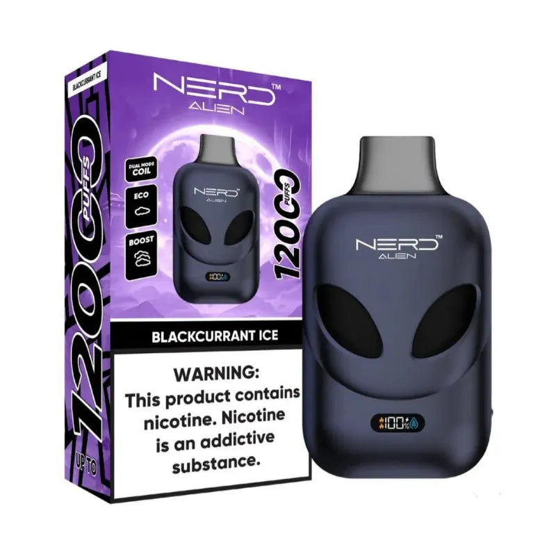 Nerd Alien 12000 Puffs 20 Mg Disposable Vape In Dubai