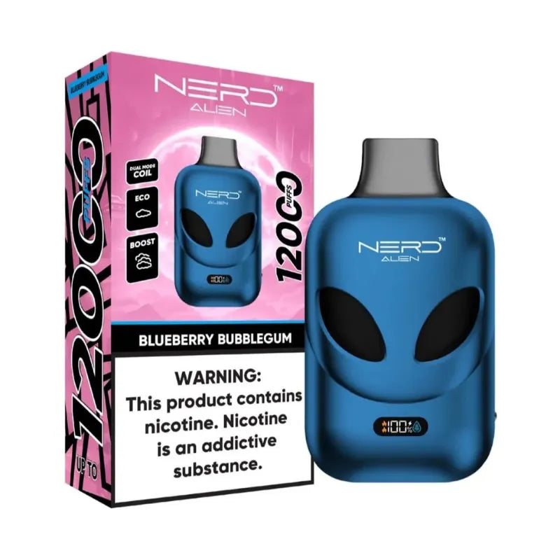 Nerd Alien 12000 Puffs 20 Mg Disposable Vape In Dubai