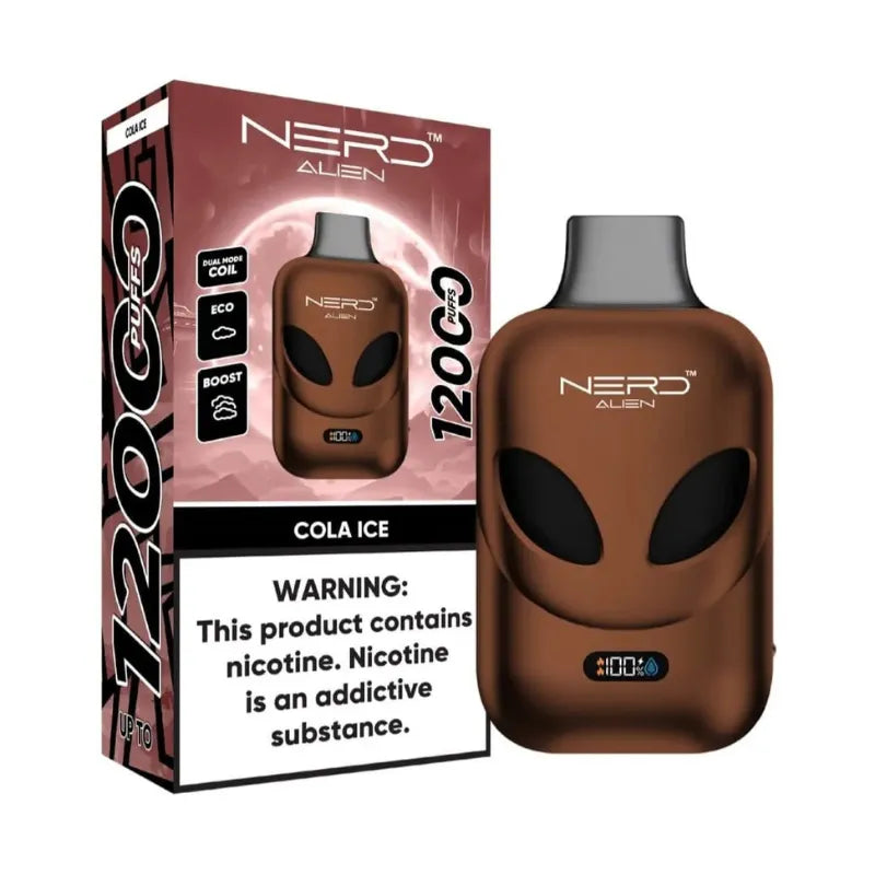 Nerd Alien 12000 Puffs 20 Mg Disposable Vape In Dubai