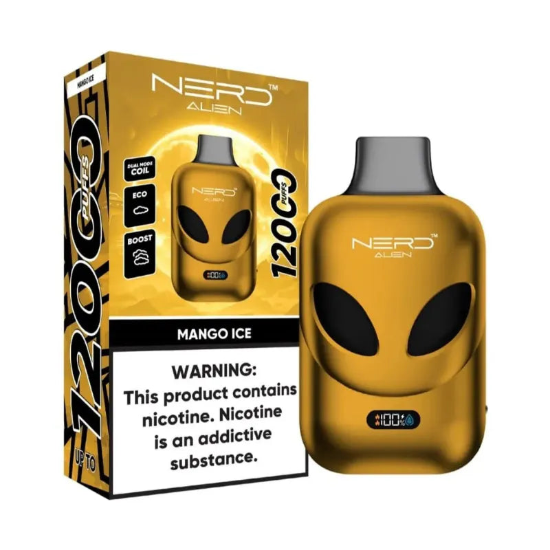 Nerd Alien 12000 Puffs 20 Mg Disposable Vape In Dubai