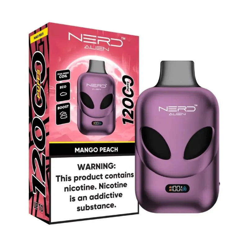 Nerd Alien 12000 Puffs 20 Mg Disposable Vape In Dubai