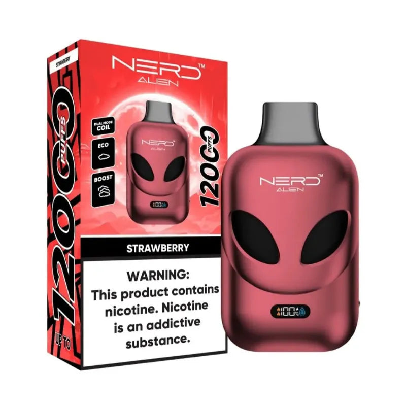 Nerd Alien 12000 Puffs 20 Mg Disposable Vape In Dubai