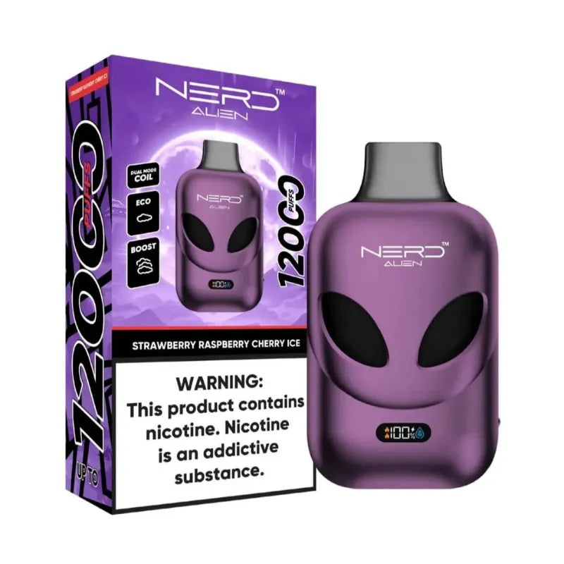 Nerd Alien 12000 Puffs 20 Mg Disposable Vape In Dubai