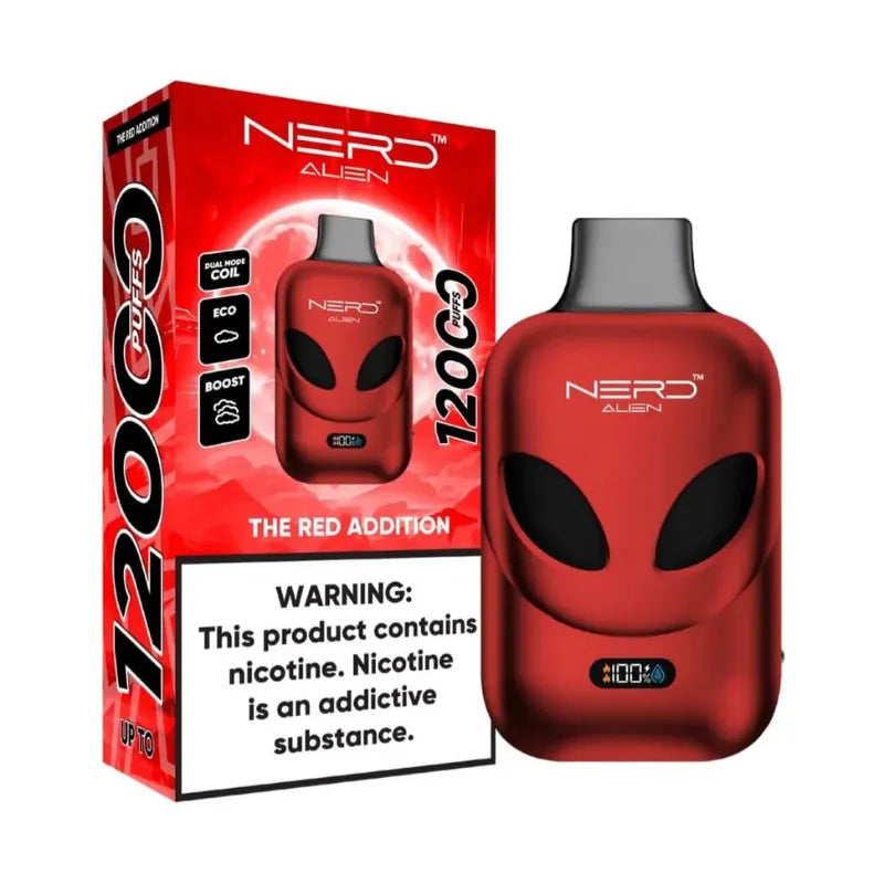 Nerd Alien 12000 Puffs 20 Mg Disposable Vape In Dubai