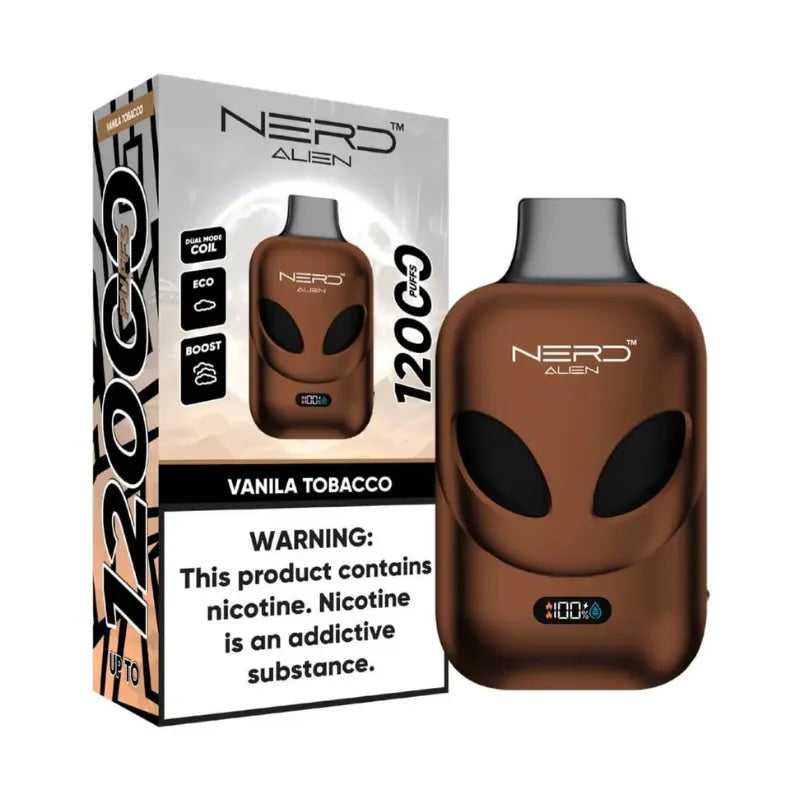 Nerd Alien 12000 Puffs 20 Mg Disposable Vape In Dubai