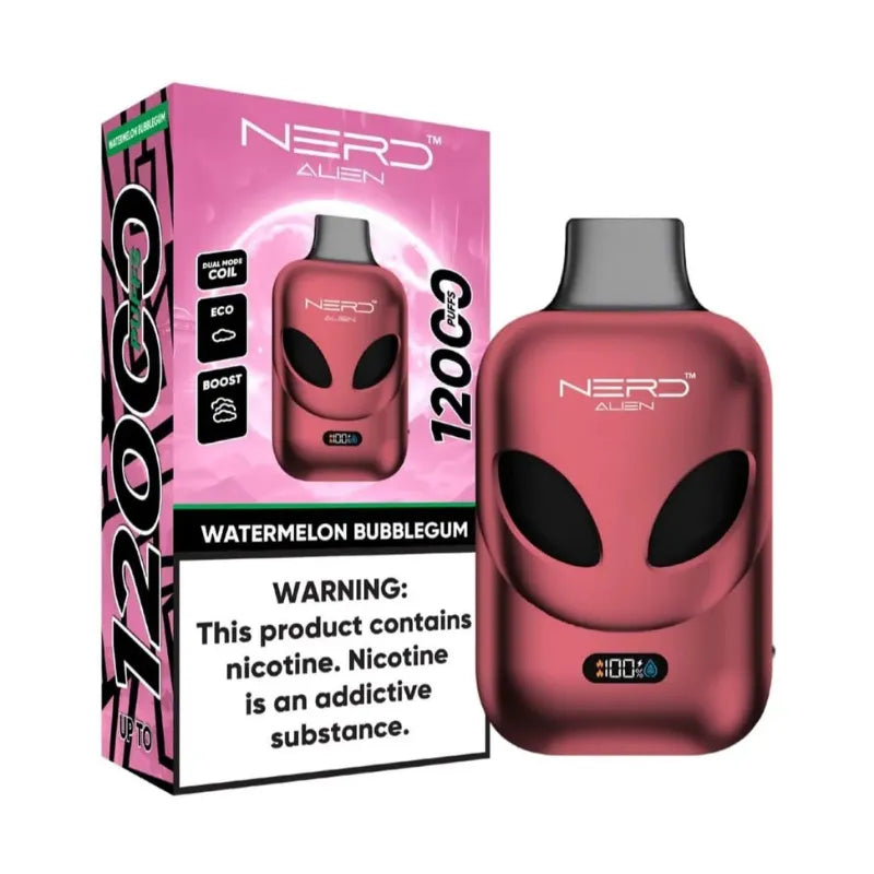 Nerd Alien 12000 Puffs 20 Mg Disposable Vape In Dubai