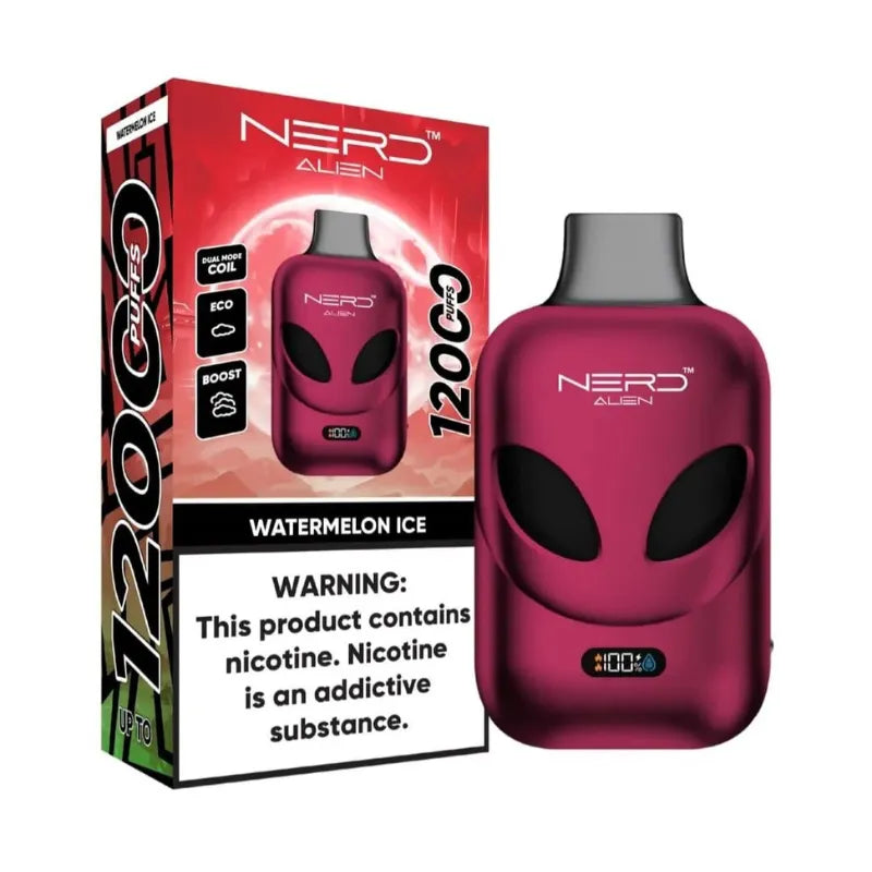 Nerd Alien 12000 Puffs 20 Mg Disposable Vape In Dubai