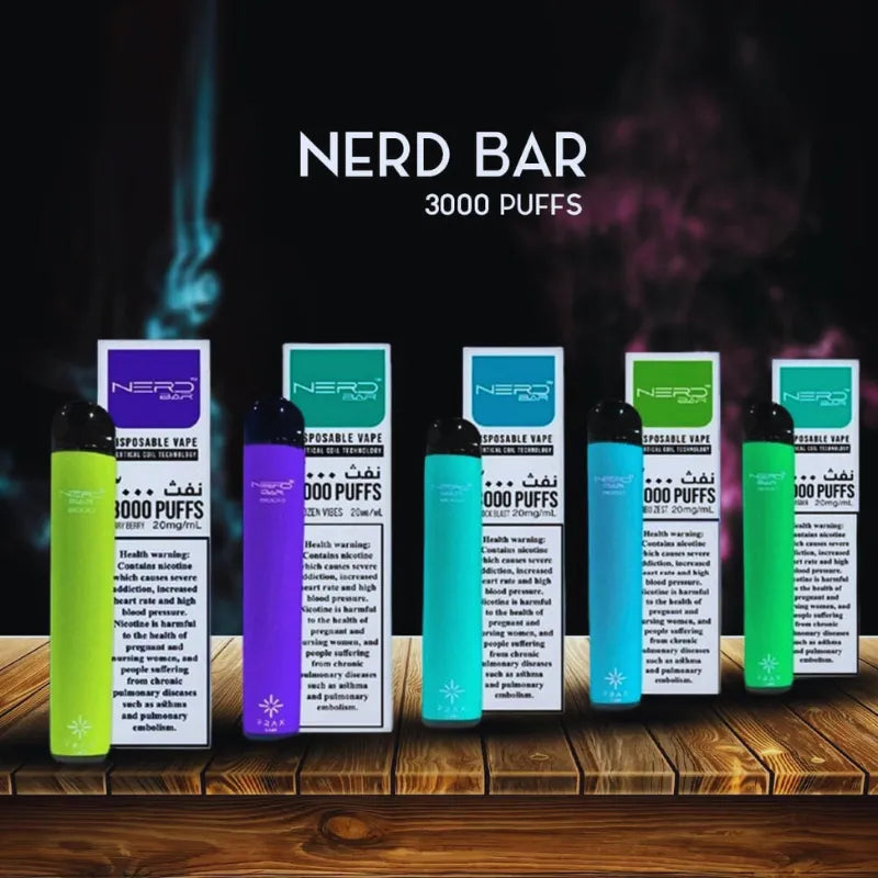 Nerd Bar 3000 Puffs Disposable Vape