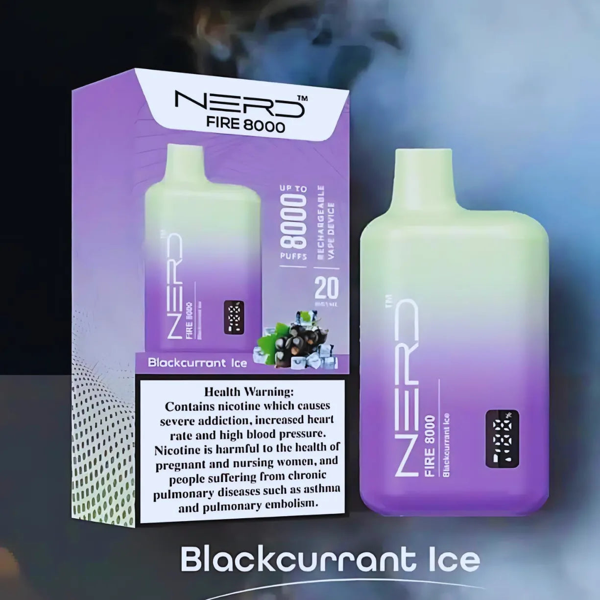 NERD FIRE 8000 PUFFS DISPOSABLE VAPE IN DUBAI