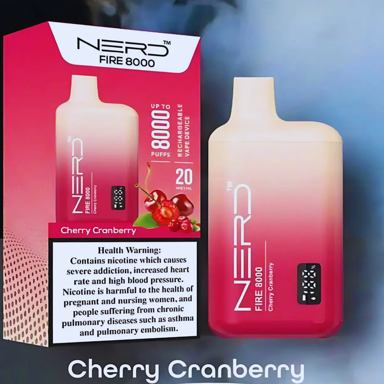 NERD FIRE 8000 PUFFS DISPOSABLE VAPE IN DUBAI