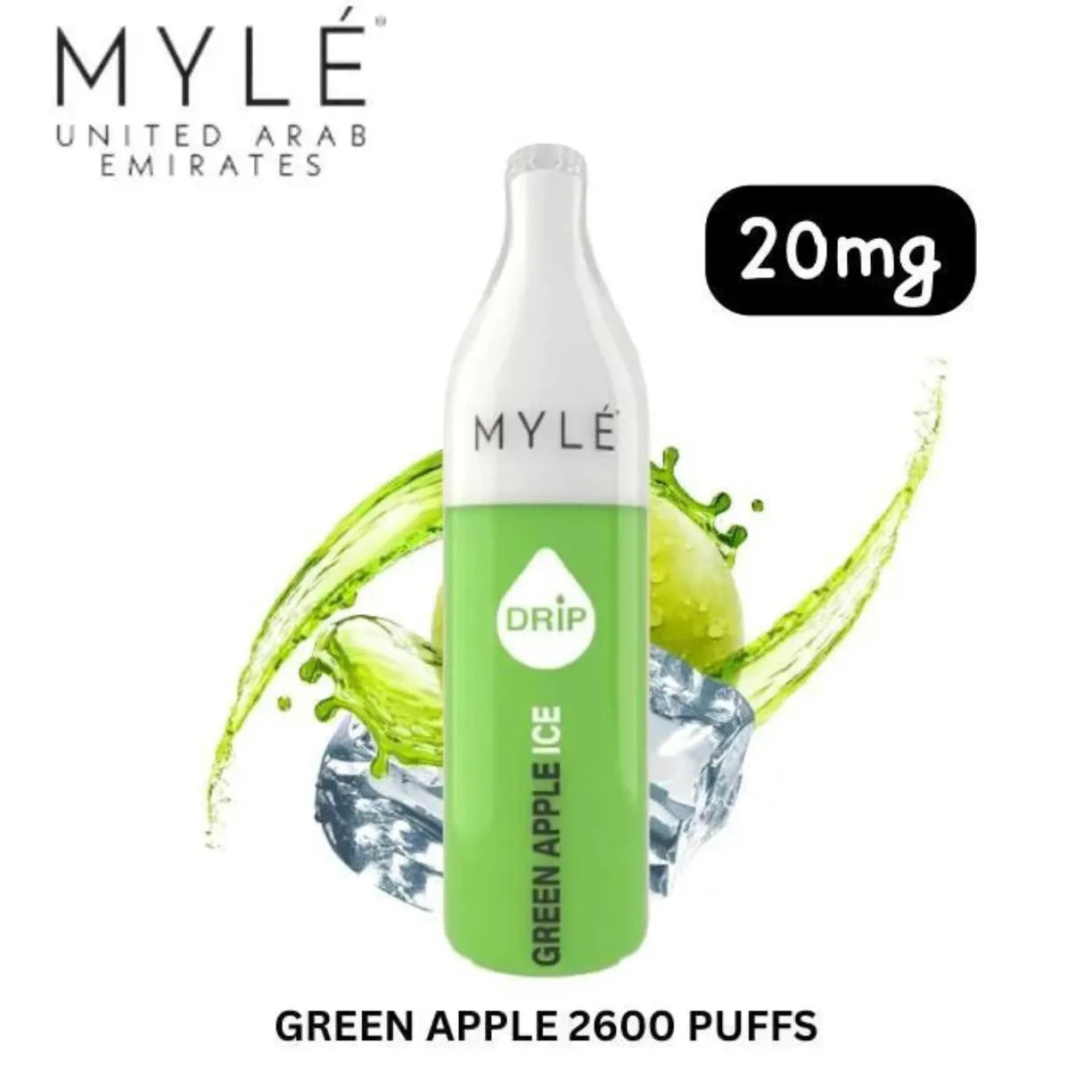 MYLE DRIP 2600 PUFFS 2% DISPOSABLE VAPE