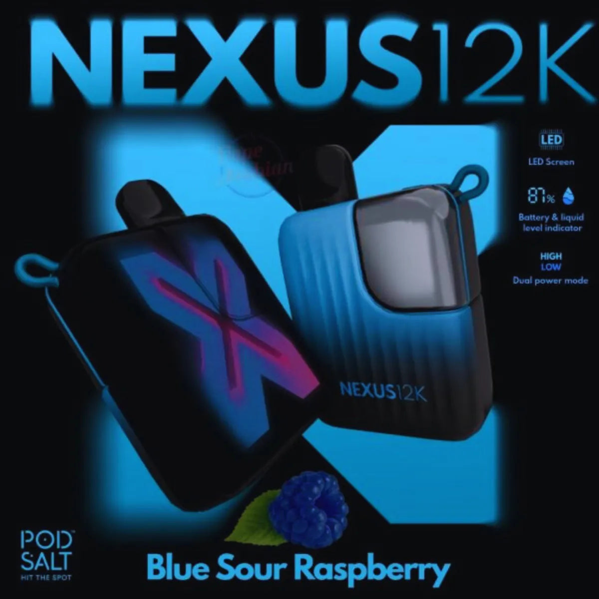 Pod Salt Nexus 12000 Puffs Disposable Vape In Dubai