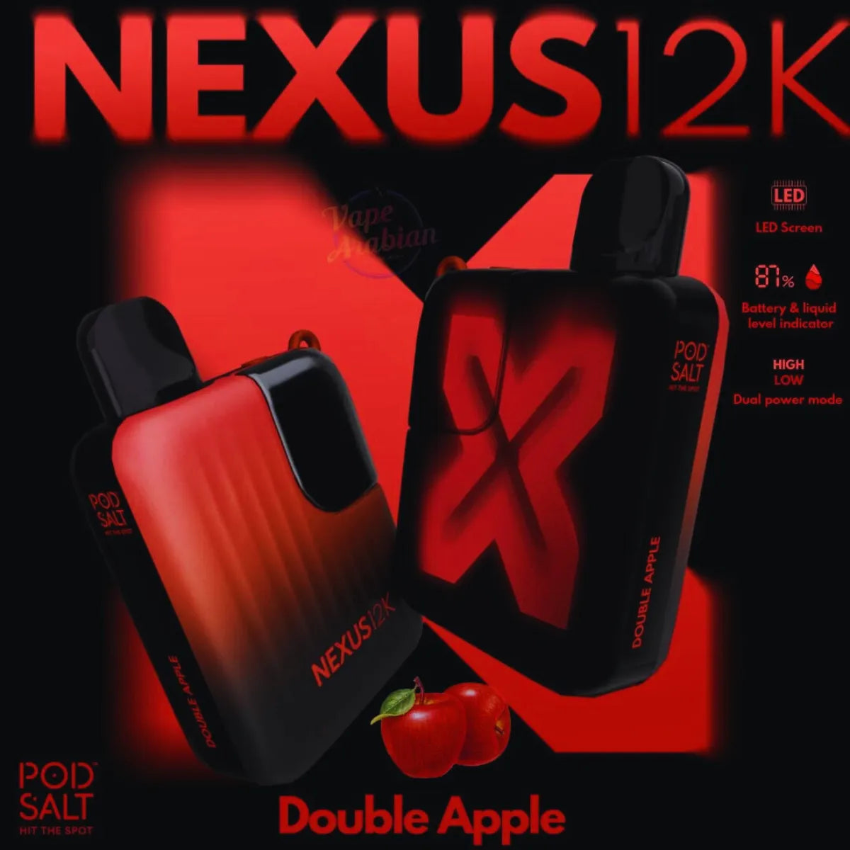 Pod Salt Nexus 12000 Puffs Disposable Vape In Dubai