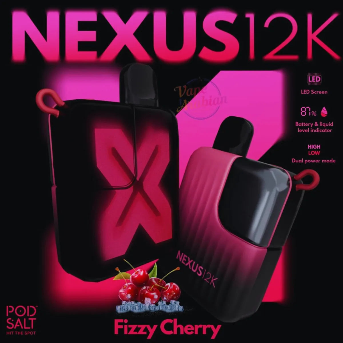 Pod Salt Nexus 12000 Puffs Disposable Vape In Dubai