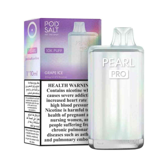 POD SALT PEARL PRO 10000 PUFFS 20MG DISPOSABLE VAPE