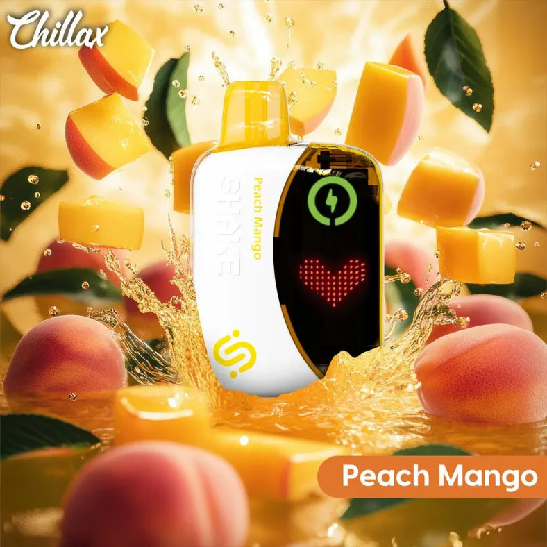 Peach Mango - Chillax Shake 22000 Puffs Disposable Vape 50mg in Dubai, UAE