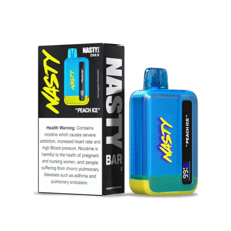 Peach Ice - Nasty Bar 8500 Puffs Disposable Vape 20mg in Dubai, UAE