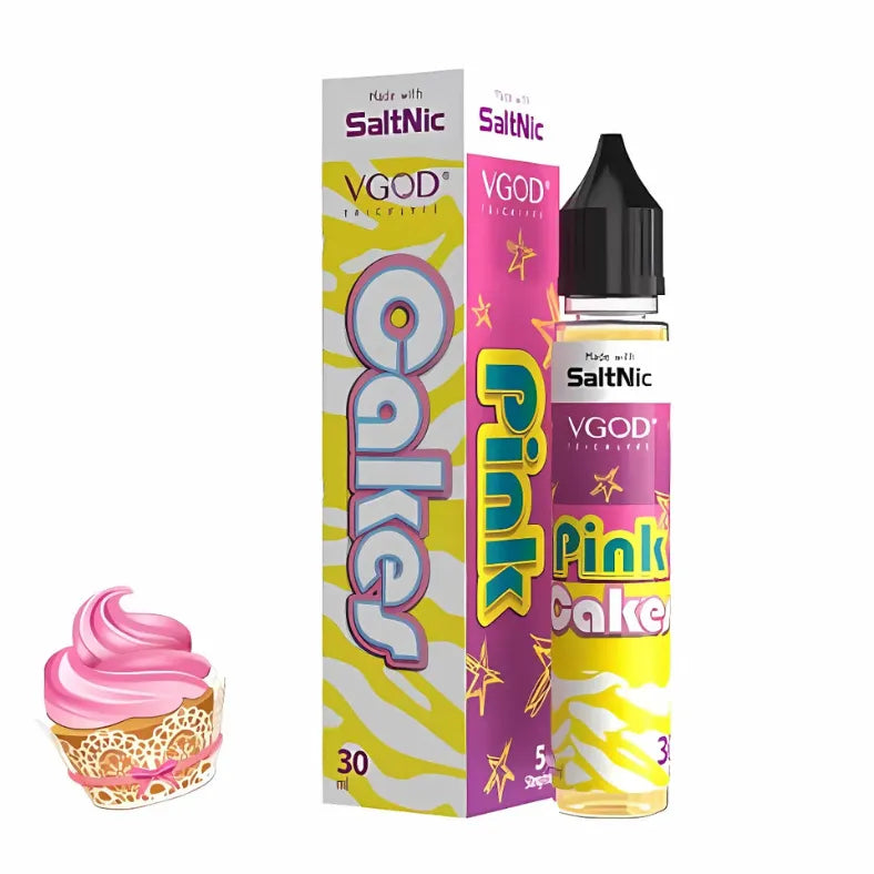 Pink Cake  - VGOD 30 ml Vape E-liquid 25mg Salt-Nicotine in Dubai, UAE