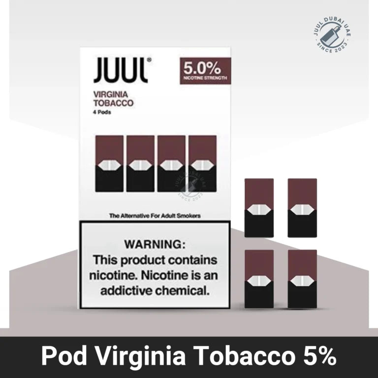 Juul Pod Virginia Tobacco 5% 4Pcs/Pack