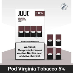 Juul Pod Virginia Tobacco 5% 4Pcs/Pack