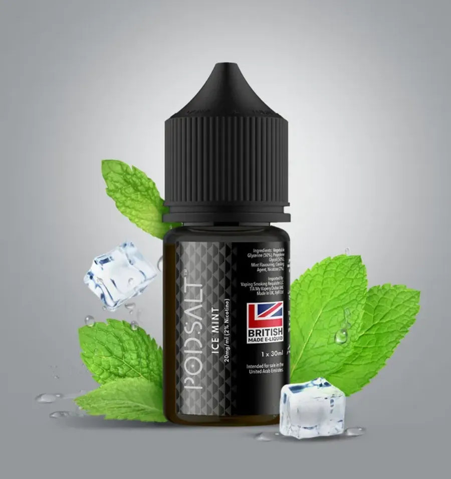 Ice Mint  -Pod Salt Core Salt Nicotine 30ml E-liquid in Dubai, UAE
