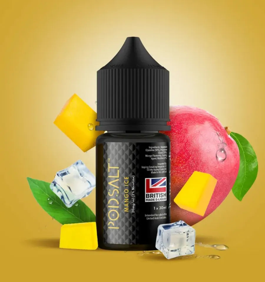 Mango Ice  -Pod Salt Core Salt Nicotine 30ml E-liquid in Dubai, UAE