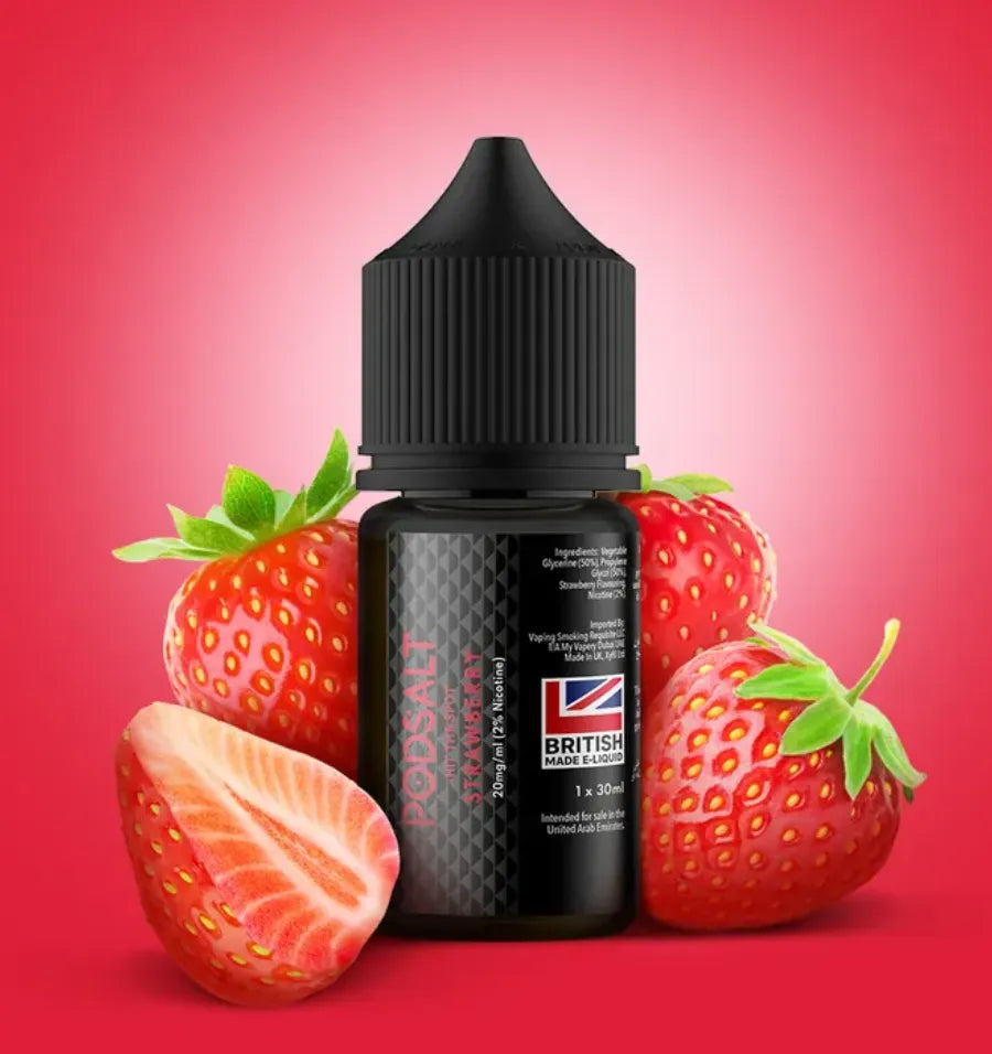 Strawberry  -Pod Salt Core Salt Nicotine 30ml E-liquid in Dubai, UAE